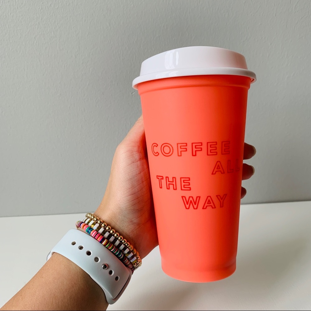 Starbucks Coral Hot Cup